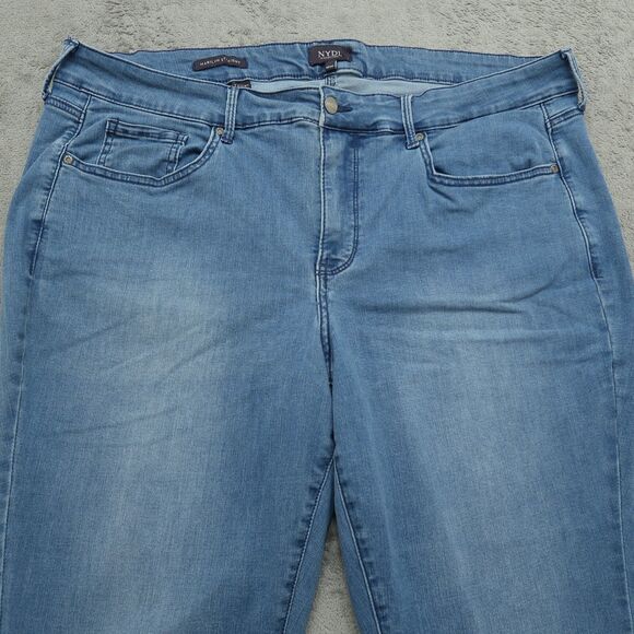 Not Your Daughters Jeans NYDJ Women's 20WP High-Rise Marilyn Straight 22" Inseam - Picture 13 of 16